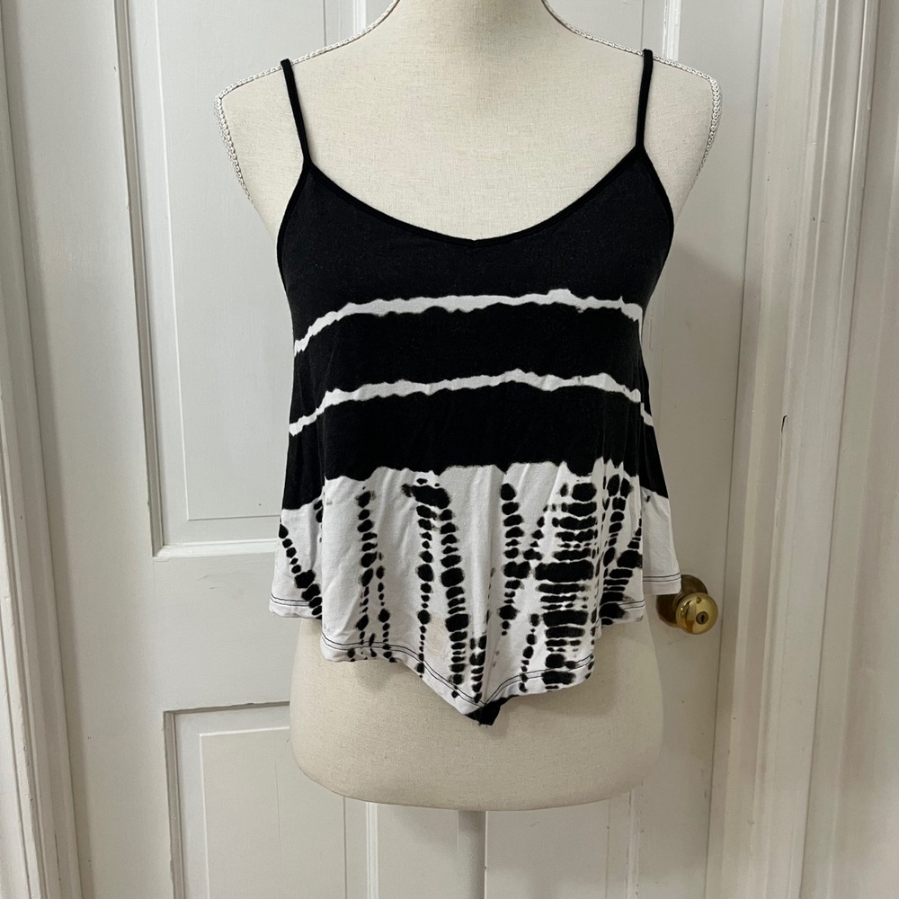 True Y2K AEO Soft & Sexy Tank Tie Dye Cami Top S Boho Sharkbite Festival Grunge